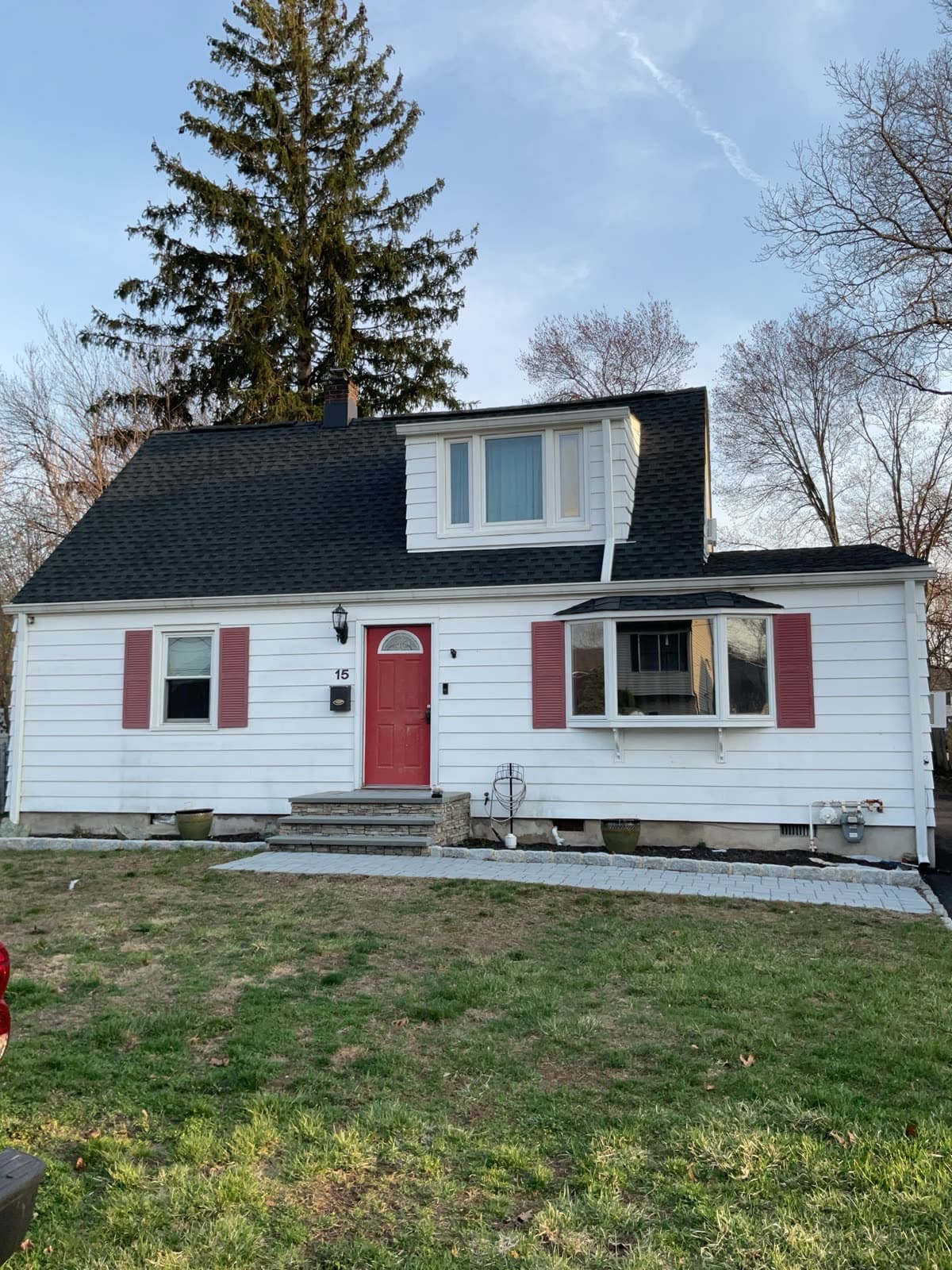 New Jersey home with weathered cedar shake siding before Revive renovation